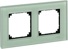 Рамка универсальная Schneider Electric Merten M-Elegance 2-м. стекло изумруд картинка